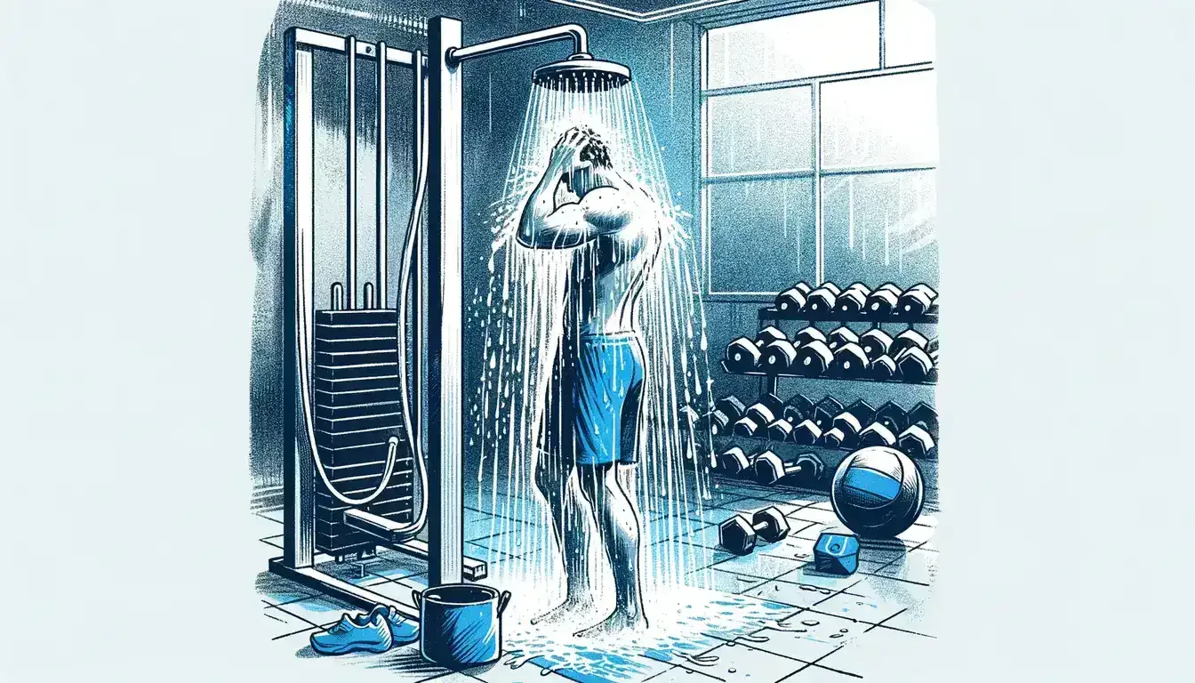 las duchas tras el ejercicio